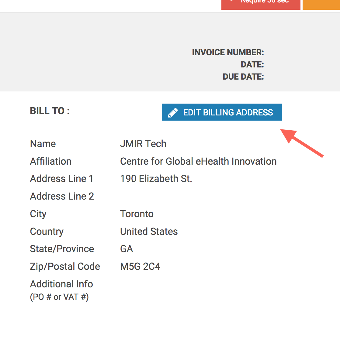 How Do I Change The Billing Address On My Invoice JMIR Publications