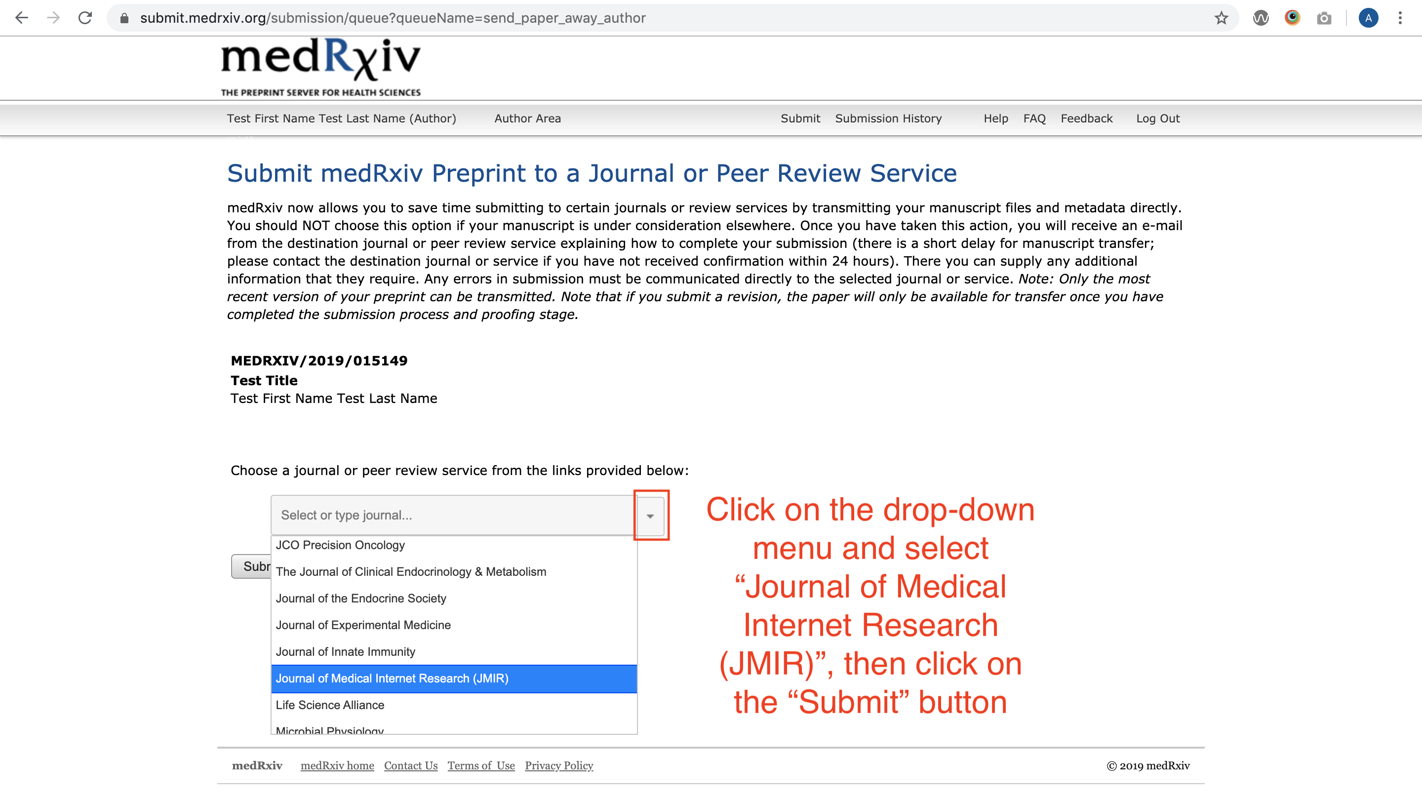 Submitting Manuscripts From Medrxiv Biorxiv To Jmir Journals